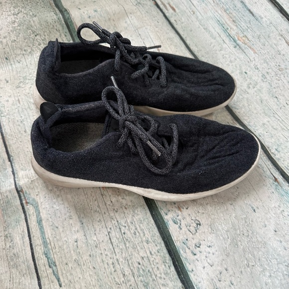 Allbirds mens 9 wool super light charcoal grey sneakers comfort running shoes - Picture 2 of 8